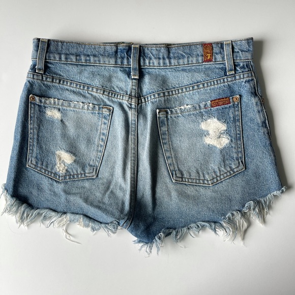 Distressed Jean Shorts - Picture 4 of 4